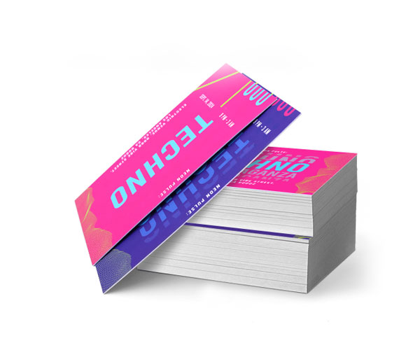 Painted edge card business card