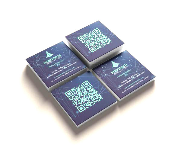 Painted edge card business card