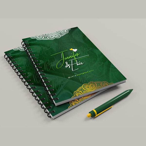 Soft-cover jotter printing