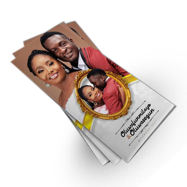 wedding programe printing